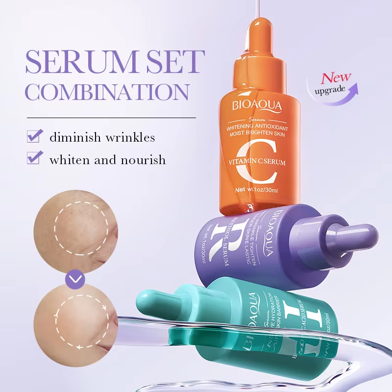 3 قطعة/المجموعة BIOAQUA فيتامي - مراجعة The Ordinary Serum Hyaluronic Acid وسعره